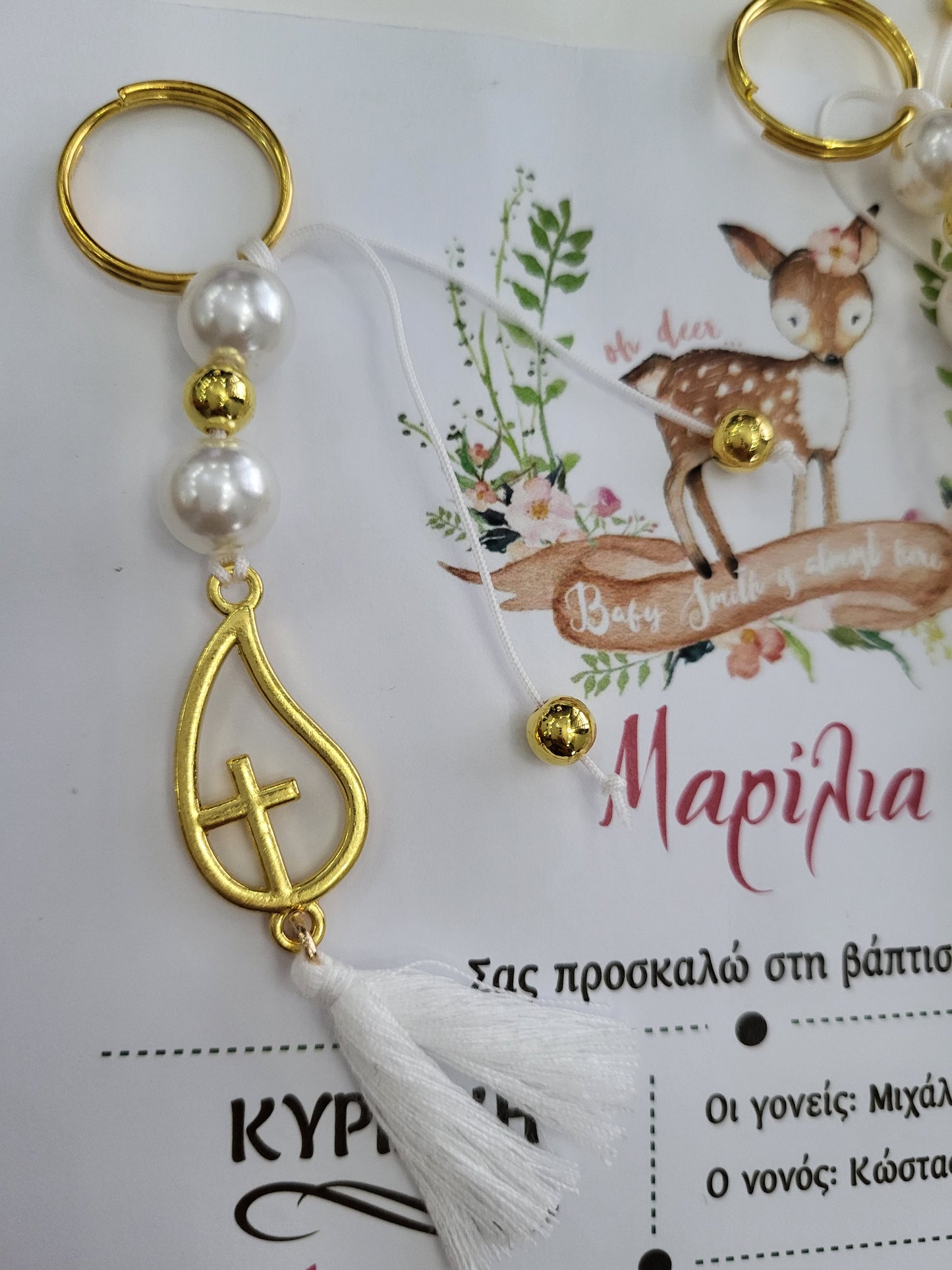 Μαρτυρικά Βάπτισης Συσκευασία 25 Τεμαχίων