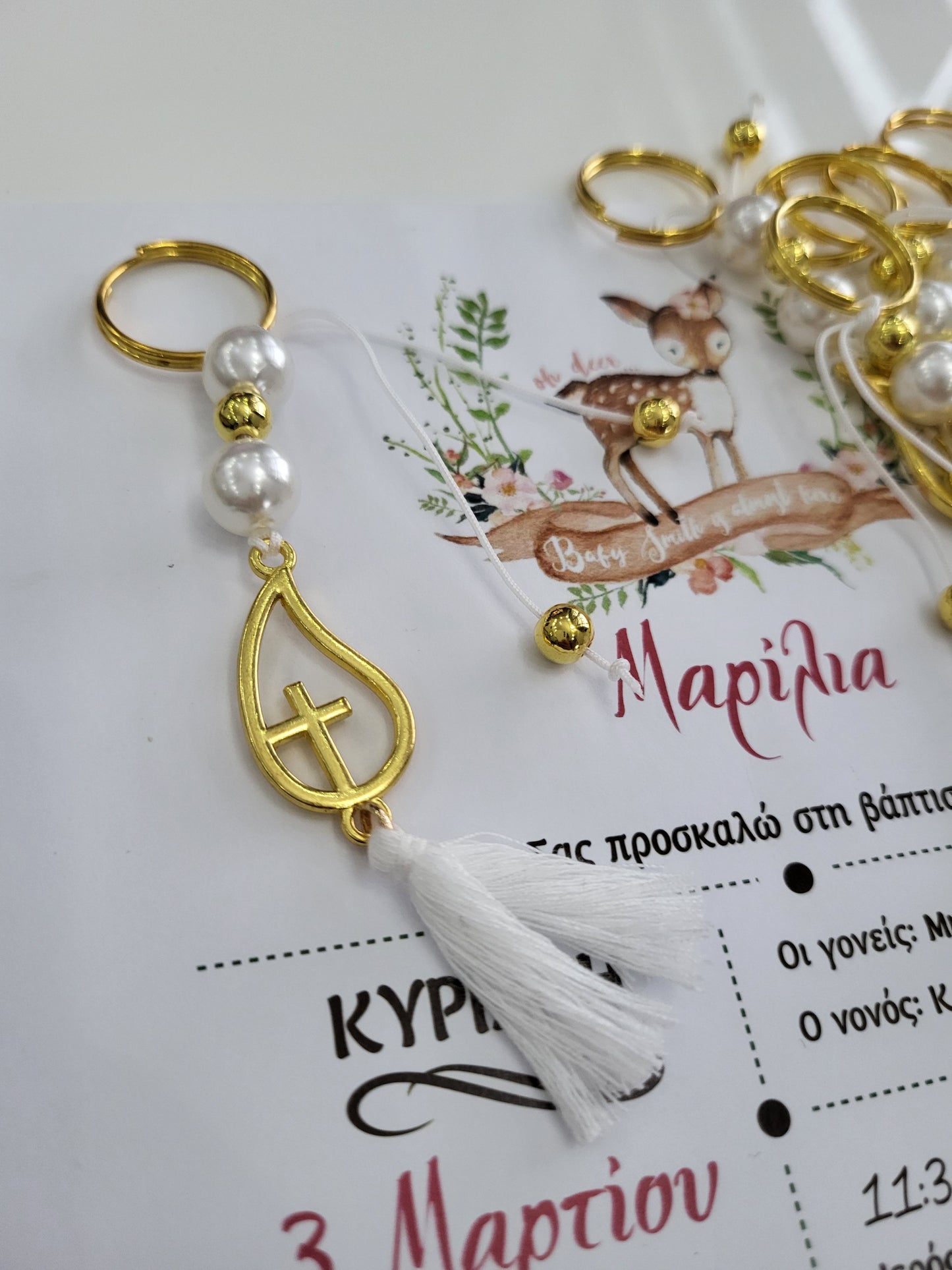 Μαρτυρικά Βάπτισης Συσκευασία 25 Τεμαχίων