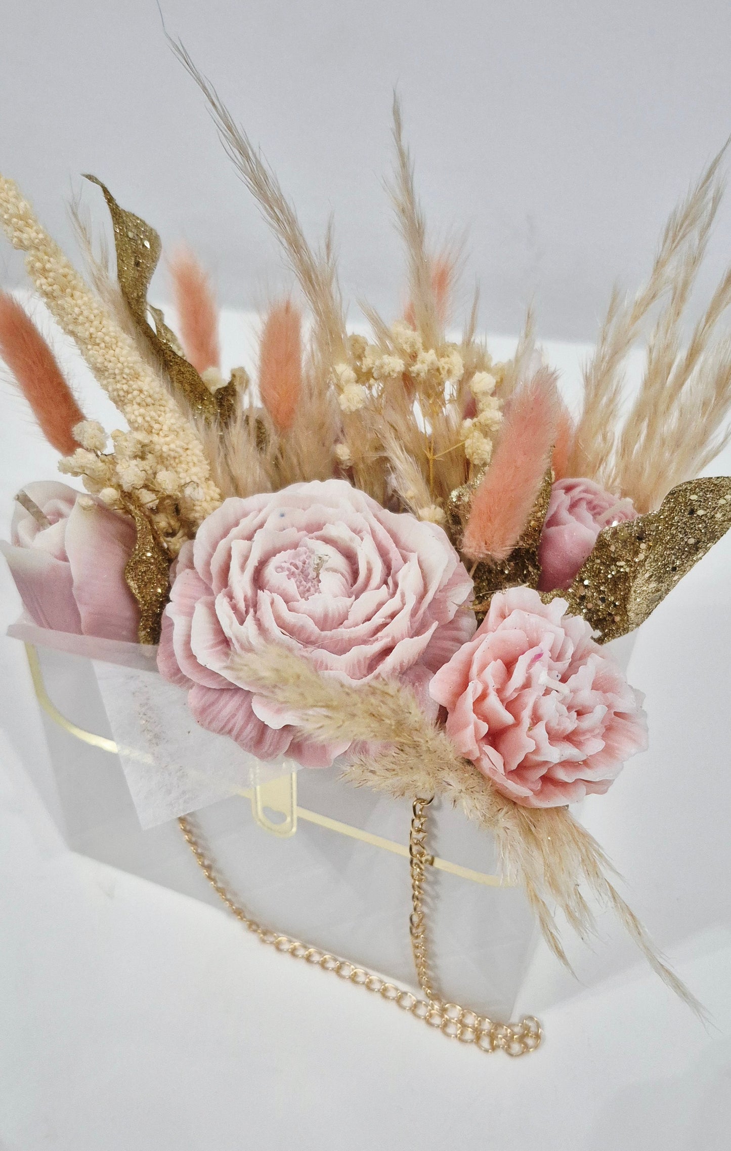 Ανθοδέσμη Κεριών με κερι σόγιας