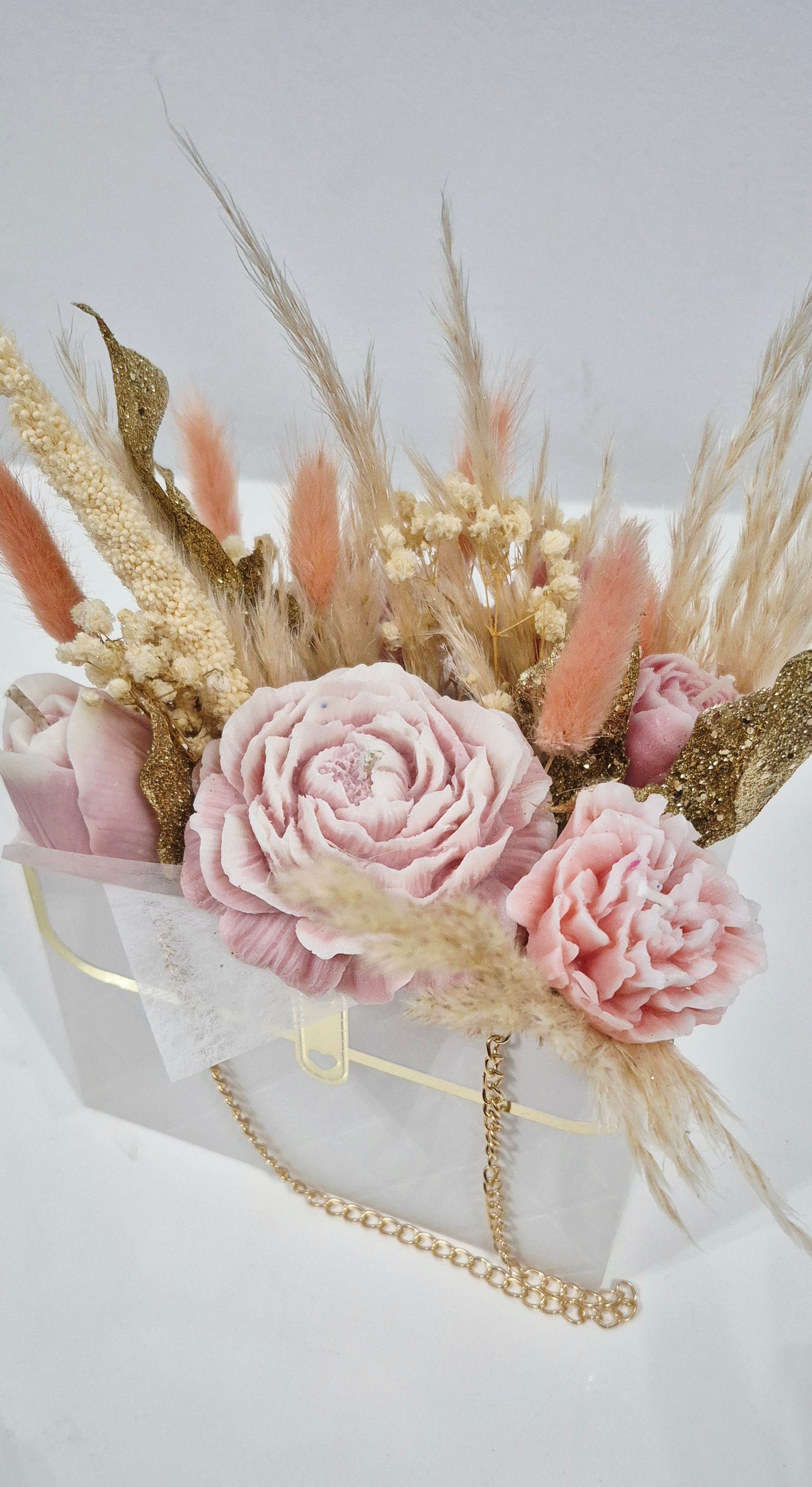 Ανθοδέσμη Κεριών με κερι σόγιας