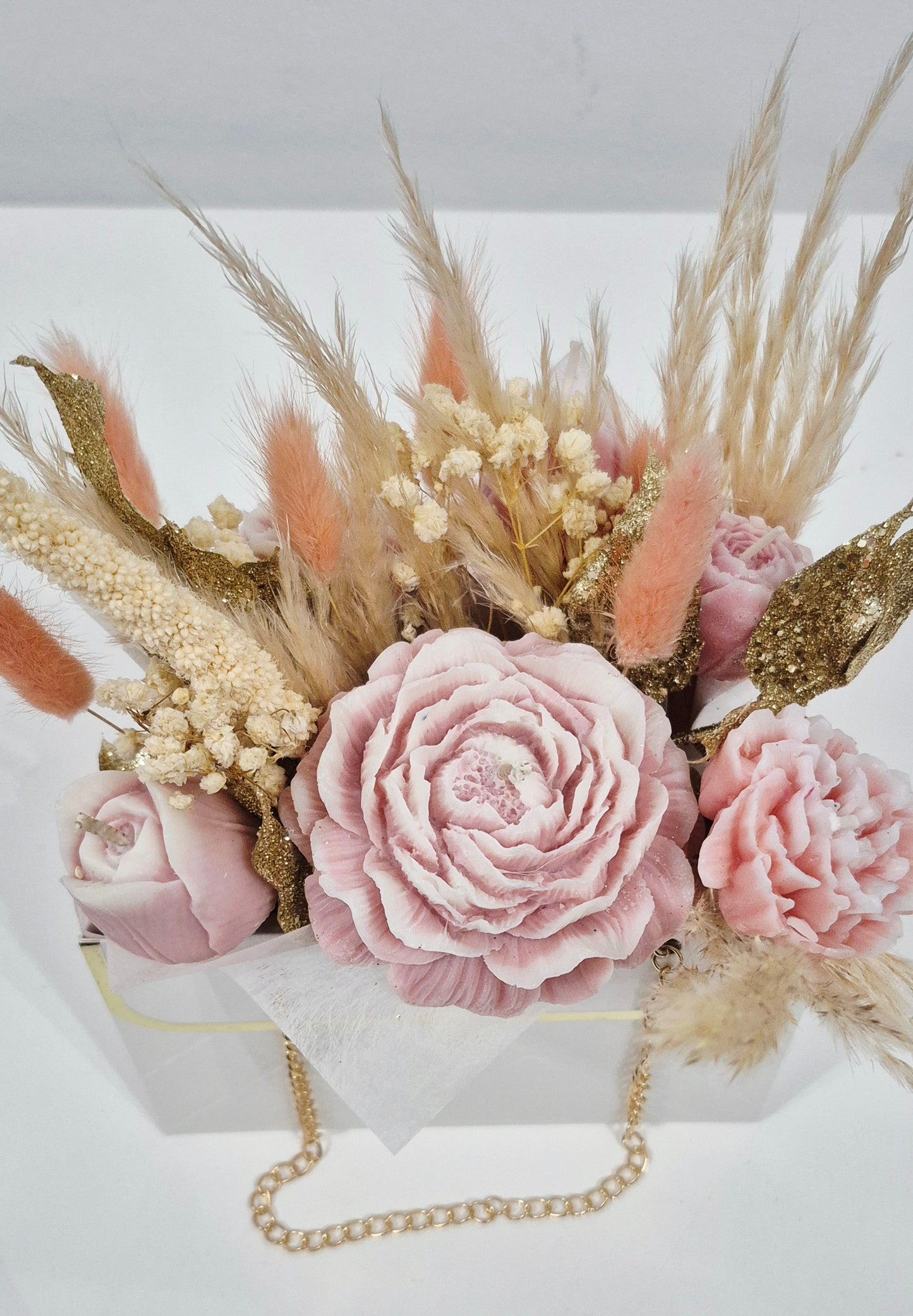 Ανθοδέσμη Κεριών με κερι σόγιας